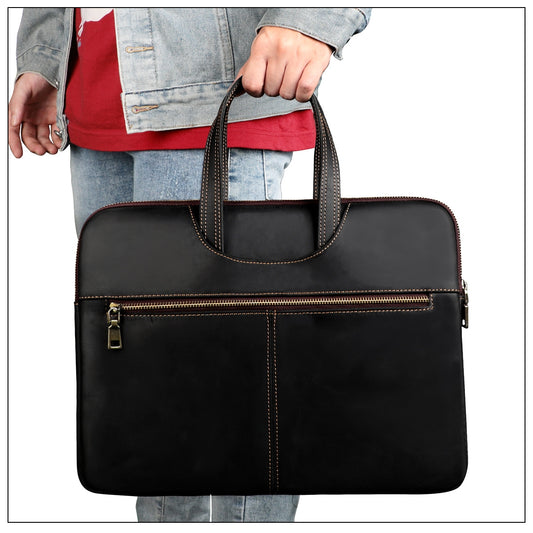 Túi Xách Nam Da Cao Cấp Đựng Laptop 14 inch – TheVeston Leather Office Bag