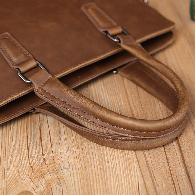 Túi xách da công sở nam cao cấp – đựng laptop, tài liệu, iPad