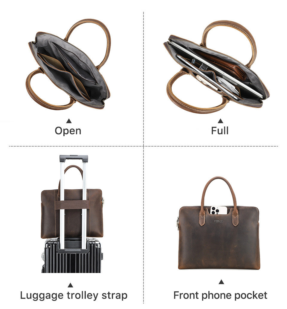 Túi xách da công sở nam 1