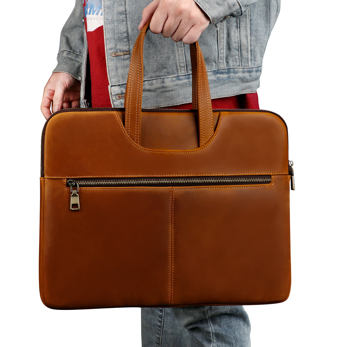 Túi Xách Nam Da Cao Cấp Đựng Laptop 14 inch – TheVeston Leather Office Bag