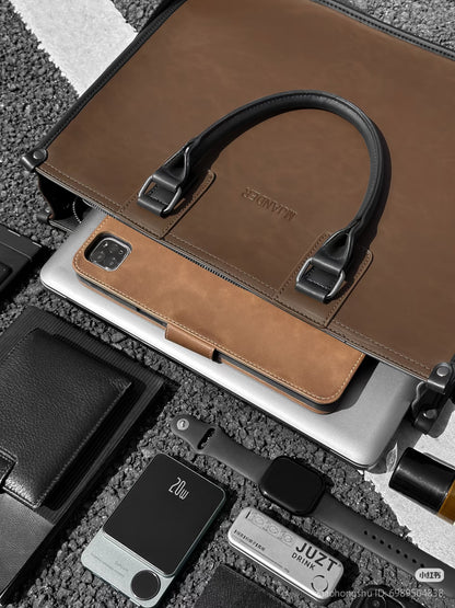 Urban Classic – Cặp da nâu cổ điển cho dân văn phòng