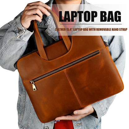 Túi Xách Nam Da Cao Cấp Đựng Laptop 14 inch – TheVeston Leather Office Bag