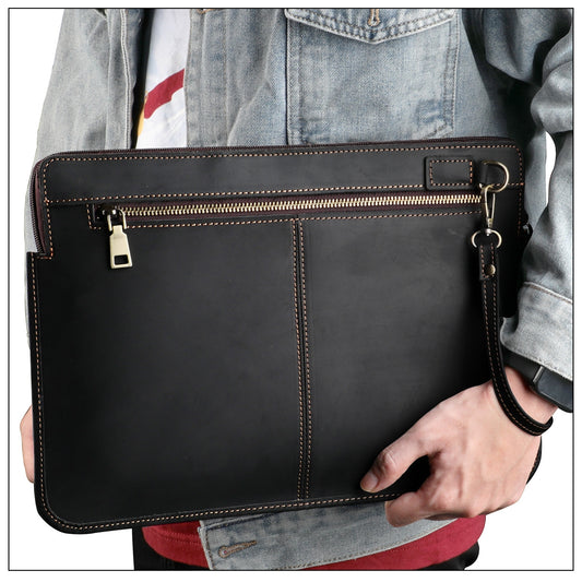 Túi Xách Nam Da Cao Cấp Đựng Laptop -2