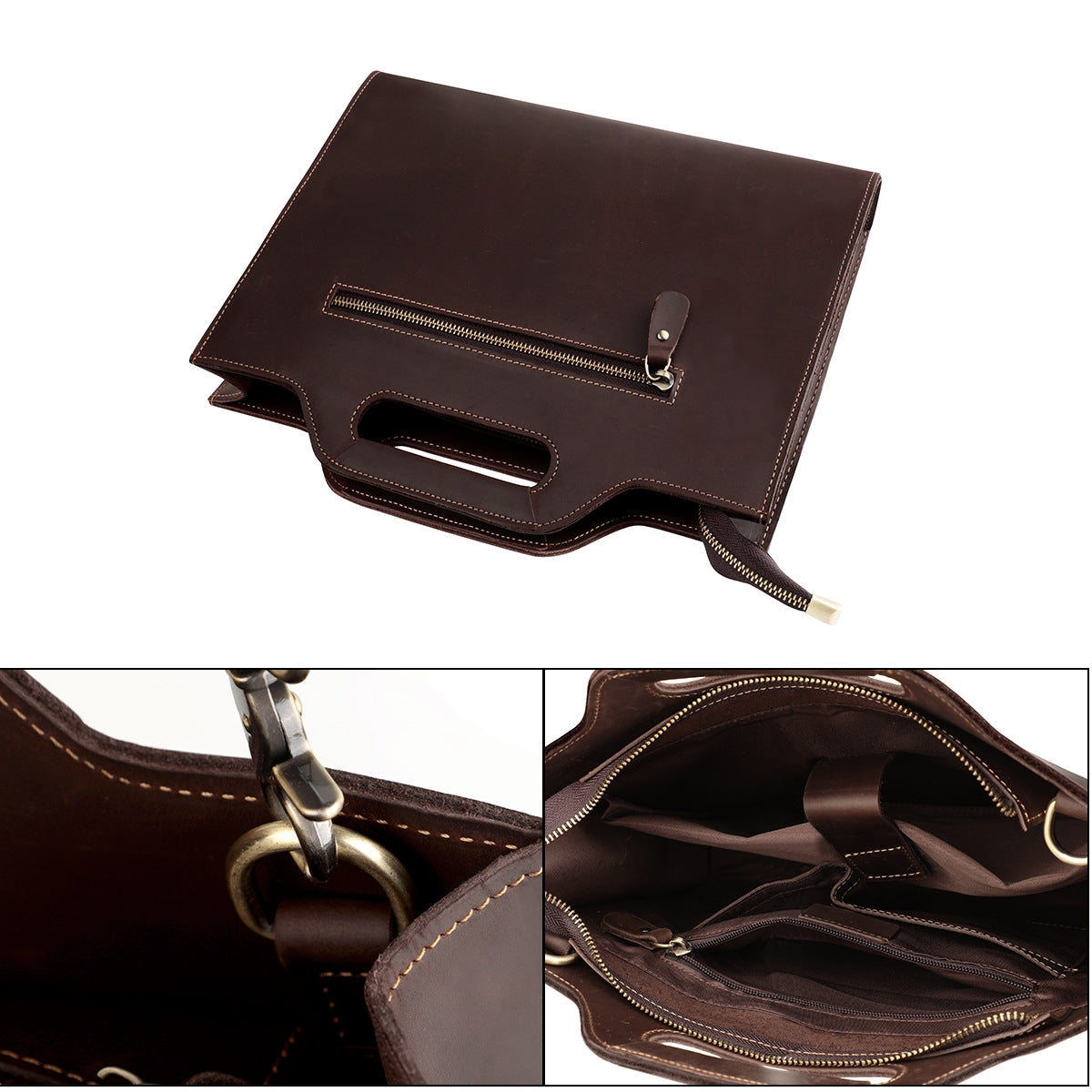 Túi Xách Nam Da Cao Cấp Đựng Laptop -3