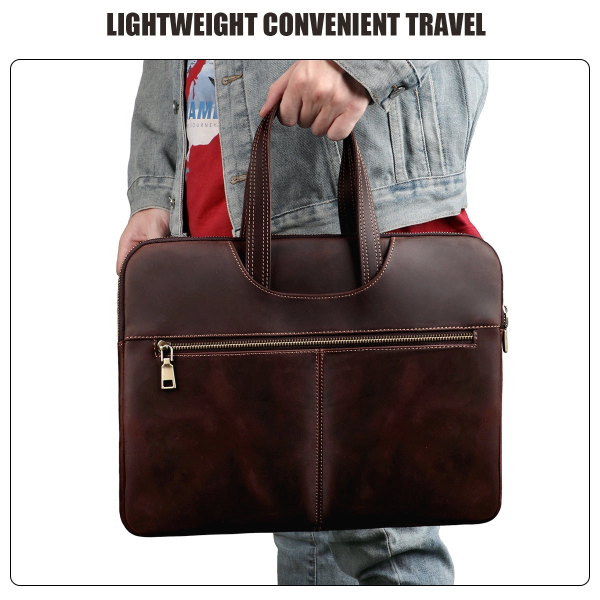 Túi Xách Nam Da Cao Cấp Đựng Laptop 14 inch – TheVeston Leather Office Bag